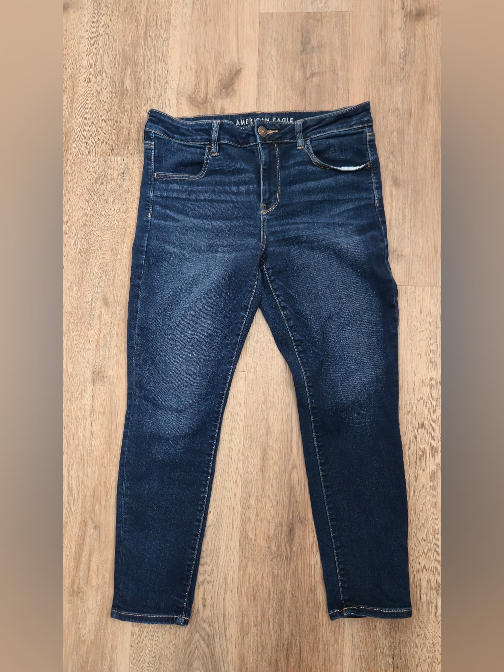 American Eagle Ne(x)t Level Stretch Skinny Jean Jeans Blue Size 14
